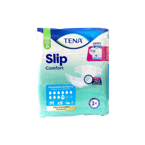 PAÑALES TENA SLIP CLASICO MEDIUM BOLSA X 9 UNS
